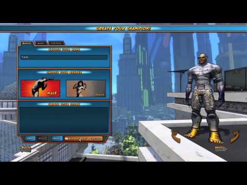 Champions Online - Character Creation with Bill Ro...