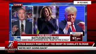 Peter Doocey Points Out The Irony In Kamala's Slogan