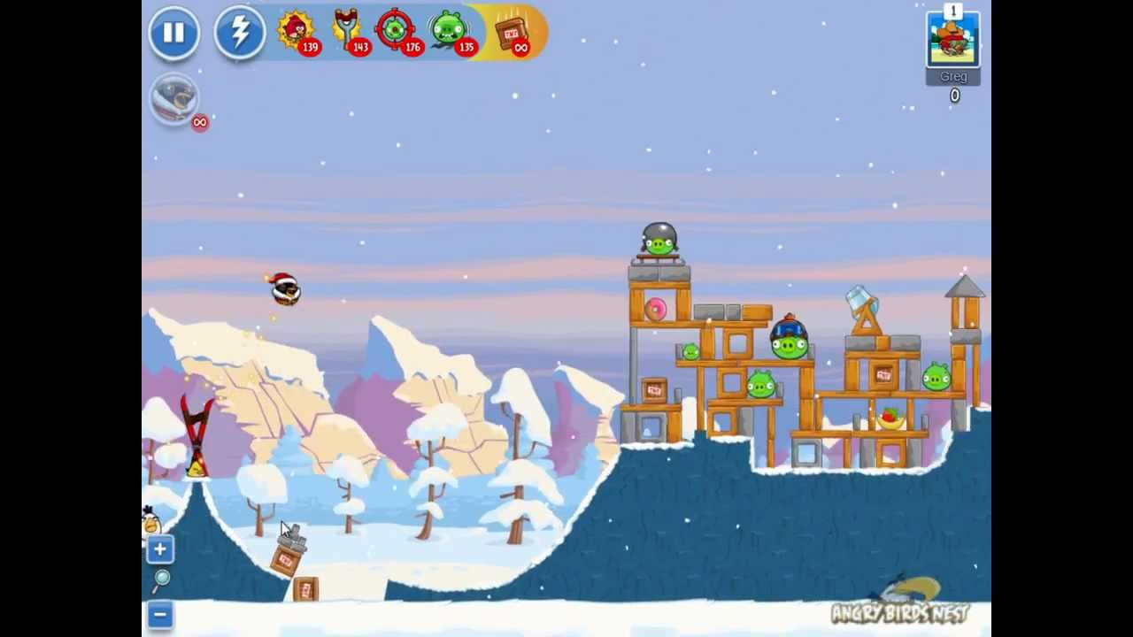 Angry Birds Friends Winter Tournament III Level 3 Day 3 Week 31 - Dec 17th 2012 - Facebook Highscore