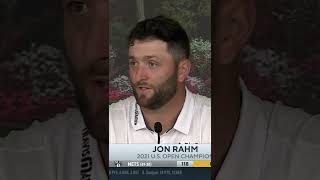 Golf ⭐️ Jon Rahm Recounts HILARIOUS Interaction With Tiger Woods 🤣 #shorts