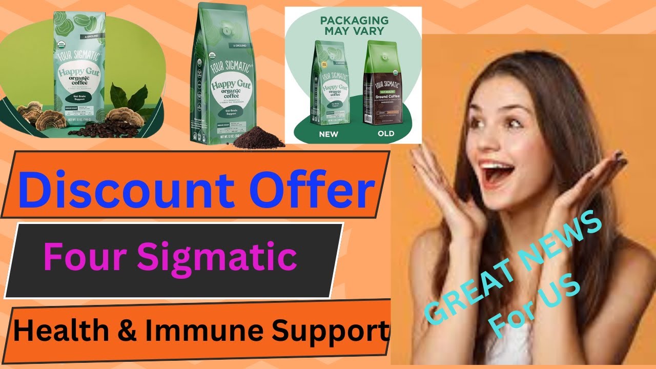 "Four Sigmatic Happy Gut Coffee | Immune-Boosting Mushroom Blend"