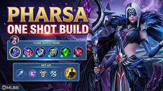 Pharsa Build, Emblem, Rotation, Position, and Strategy. 