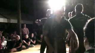 Neumarkt, Germany, Kirwa Fest, Cool Dancing In Leder-Hosengerman Leather Pants Aug 2012