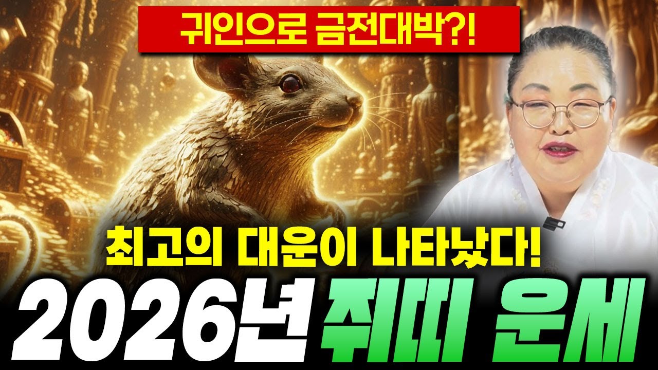 🐭2026년 병오년 미리보는 쥐띠운세🐭 
