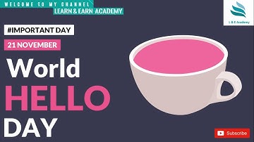 World Hello Day 2018