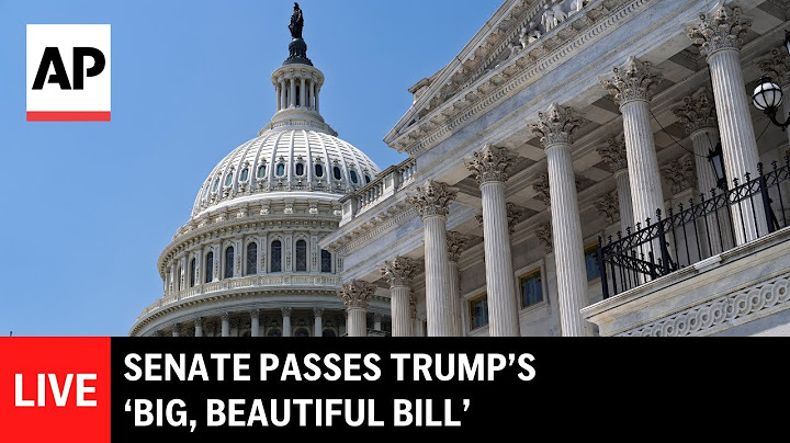 LIVE: Senate votes on amendments to Trump’s ‘big, beautiful bill’