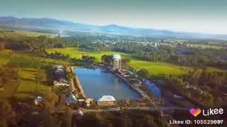 Aerial view of emoinu pukhri(pond)##khangabok,manipur