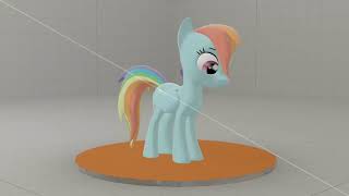SFM - Animation Test (Rainbow Dash)