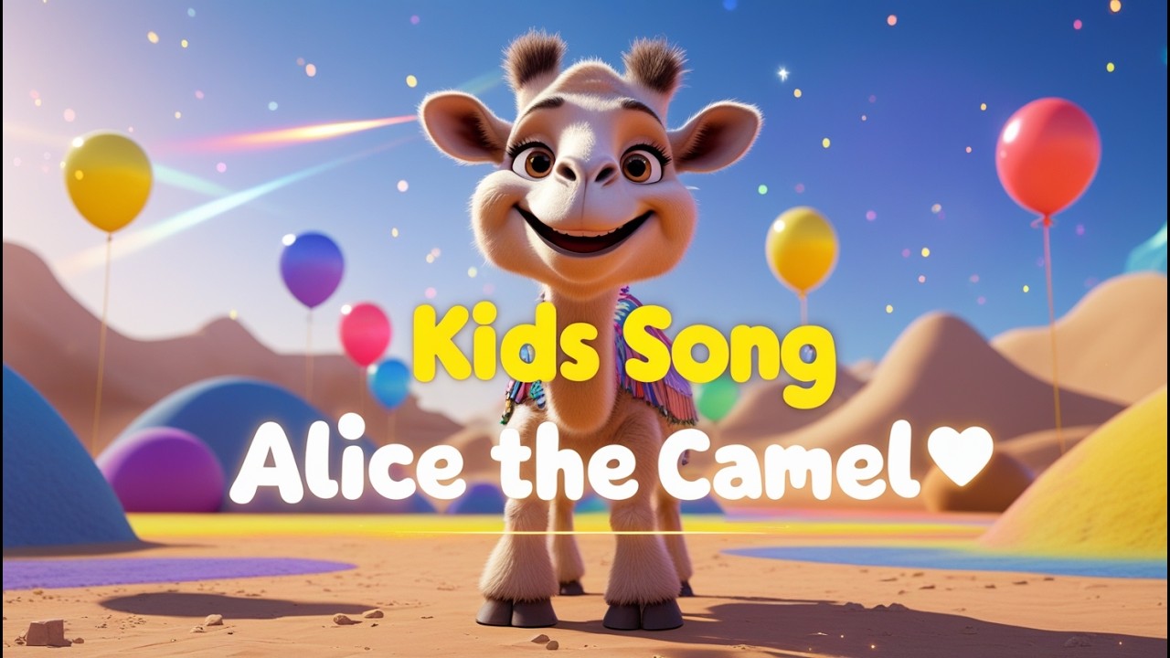 Alice the Camel Song | Nursery Rhymes and Kids Songs Animation