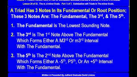 Part 5a. LESSON 20 of 32, The re_d minor scale. THEORY