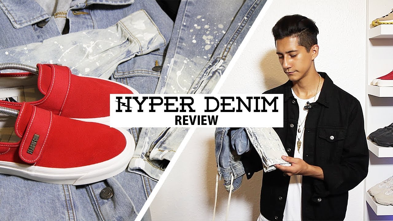 M.Blue Flare Zipper Jean | Hyper Denim