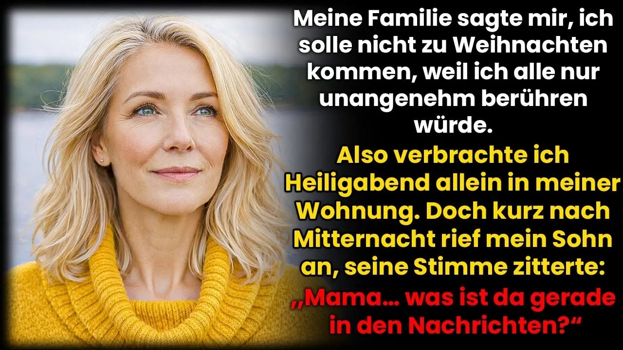 Drei Tage vor Weihnachten rief mein Sohn an. Seine Stimme hatte diese glatte, einstudierte Qualität – dieselbe, die er sonst nur bei Geschäftspartnern benutzte, denen er kündigen wollte. „Mama, du...