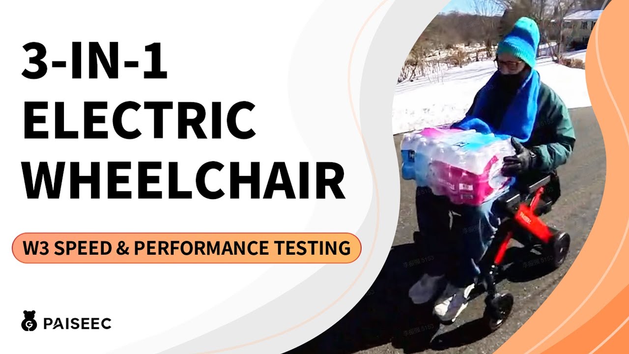 [Full Review] 3-in-1 Electric Wheelchair Paiseec W3 | Speed, Load, Performance Testing