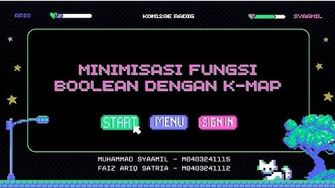 Minimisasi fungsi Boolean dengan K-Map 2025, kelompok D-11#