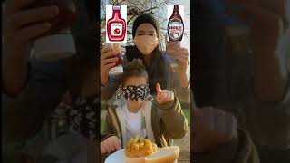 رانو وخلودة لعبوا(لعبة لو خيروك🤔)left or right challenge #shorts #funny #food