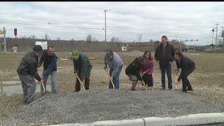 Construction begins on sidewalk trail to Grove City Outlets