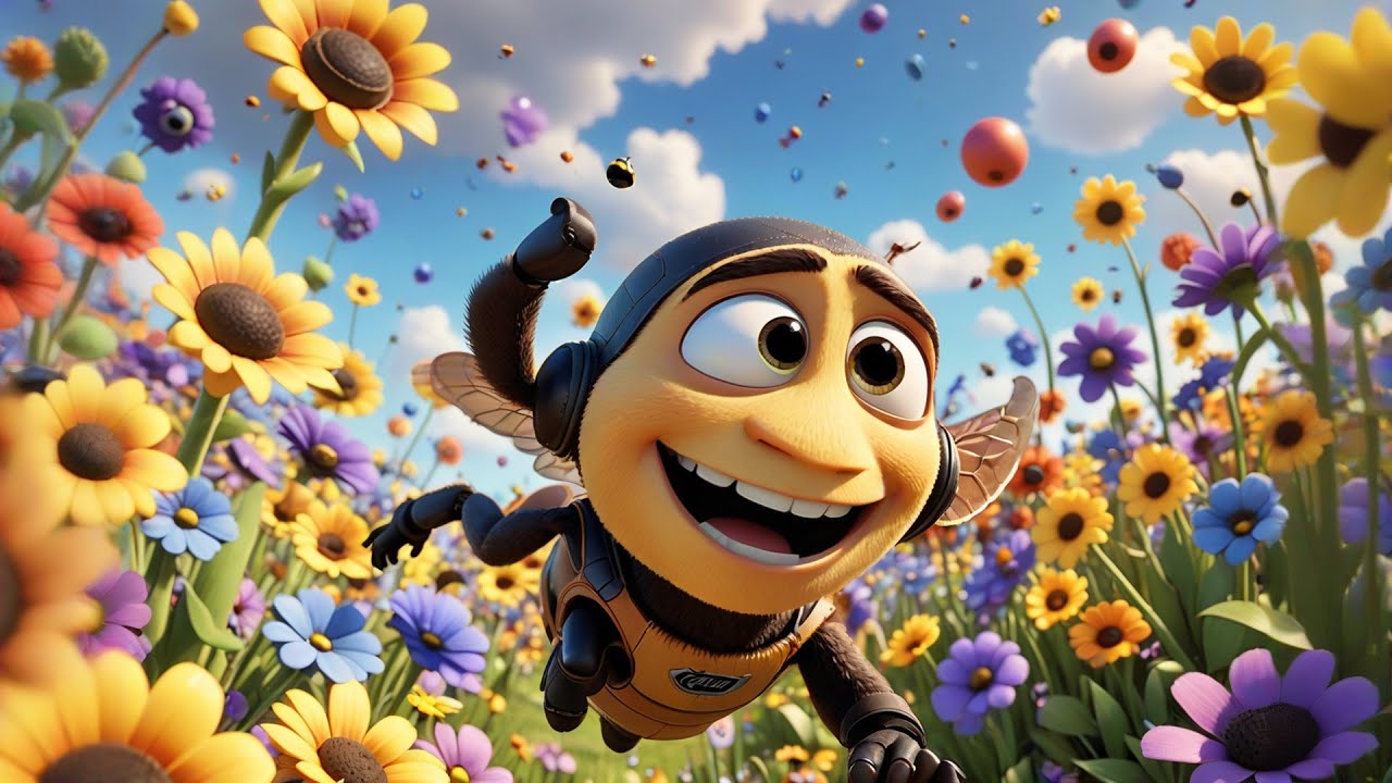 Benny Bee Says Buzz Buzz | Fun Insect Song for Kids | Buzzing Rhyme for Toddlers and Preschoolers