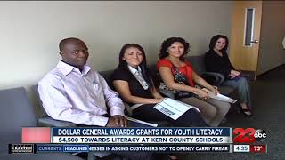Kern County schools receive thousands of dollars in grants from Dollar General to fight illiteracy