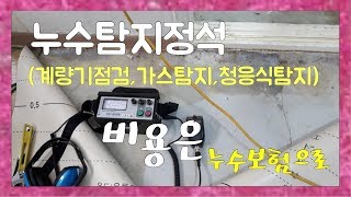 [누수탐지방법의 정석] /누수확인방법/가스탐지와 청음식탐지/누수피해보상처리방법/Leak Detection Basic Method