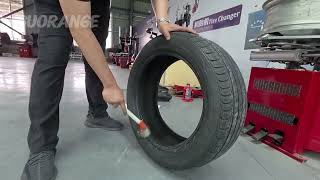 Guorange T85-plus Leverless Tire Changer - Automatic Demount Head Guide
