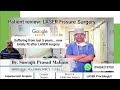 Patient review  laser fissure surgery done by dr susenjit prasad mahato