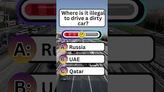 Where is it illegal to drive a dirty car? #shorts #usafacts #usa