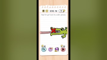 Brain test level 110 #braintestsolution #brainrot #braintest #games #gaming #youtubeshorts #shorts