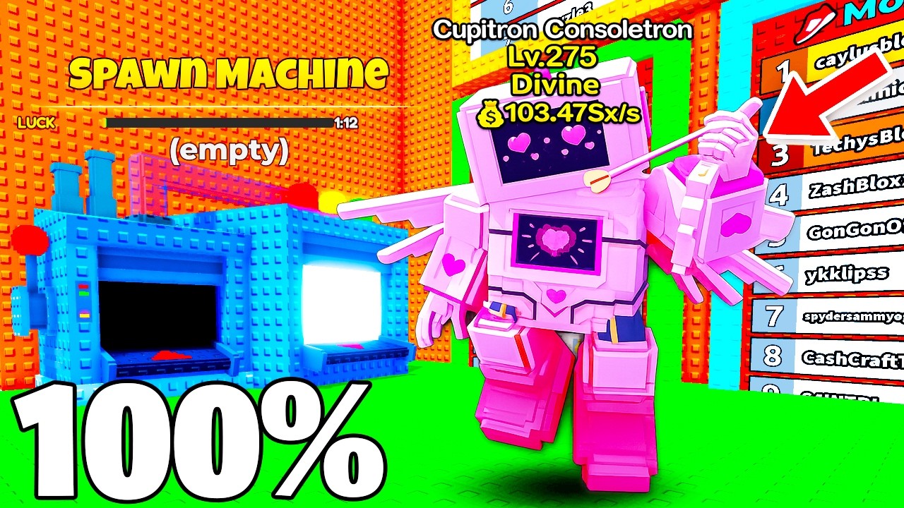 The BEST Spawn Machine RECIPE! To get Divine Brainrots in Escape Tsunami for Brainrot in Roblox!