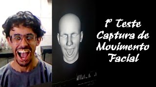 Teste captura de movimento facial com Kinect - Faceshift