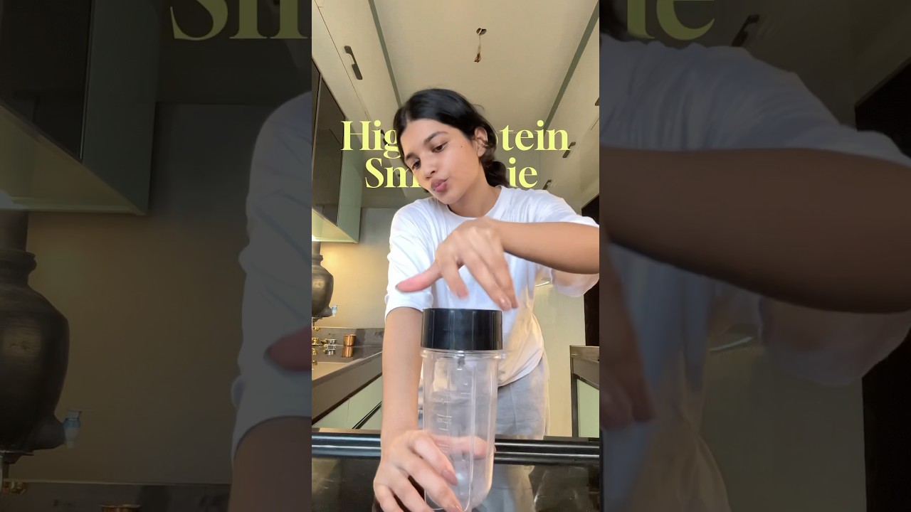 Легкий протеиновый смузи на завтрак без протеинового порошка‼️31 г белка🤯 #рецепт #смузи #еда