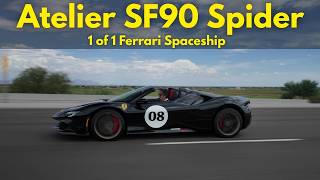 Atelier Customized Ferrari SF90 Spider in Nero Galaxy - YouTube