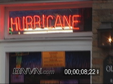 5/4/2006 Downtown New Orleans, LA in the rain stock news footage.