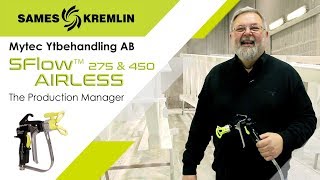 Mytec Ab Sweden The Sflow Airless Spray Gun Is The Perfect Choice For Us Sames