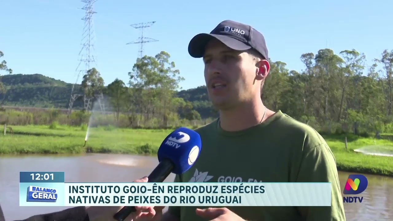 Instituto Goio-Ên reproduz peixes nativos e preserva espécies do Rio Uruguai