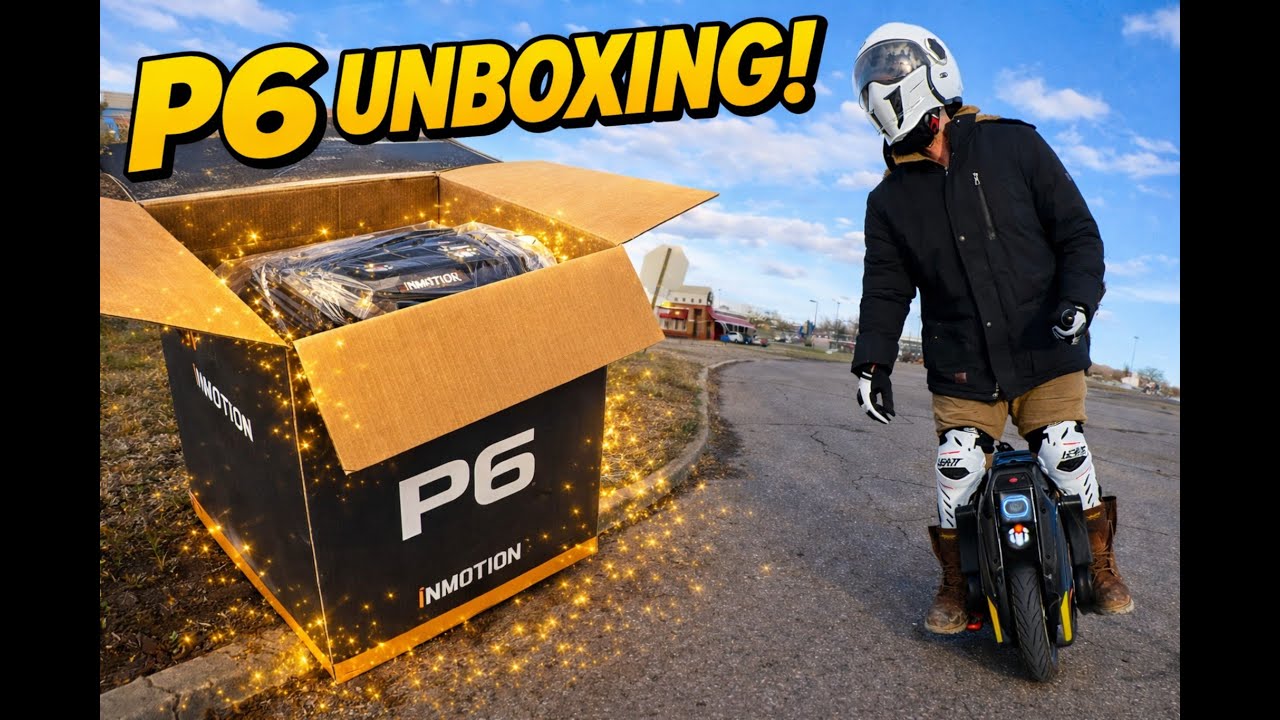 Inmotion P6 Unboxing and First Ride | The 93 MPH EUC is Here