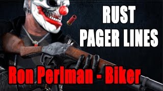PAYDAY 2 - RUST PAGER ANSWERS (New Character) Biker by Ron Perlman