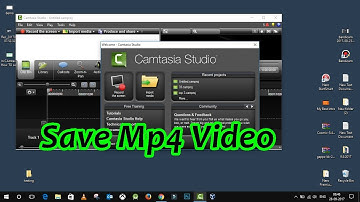 Camtasia How to Save Video As Mp4