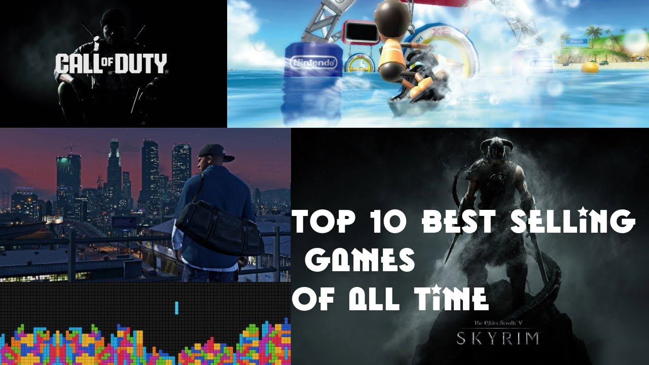 TOP 10 BEST SELLING GAMES MINECRAFT, GTA 5 & MORE