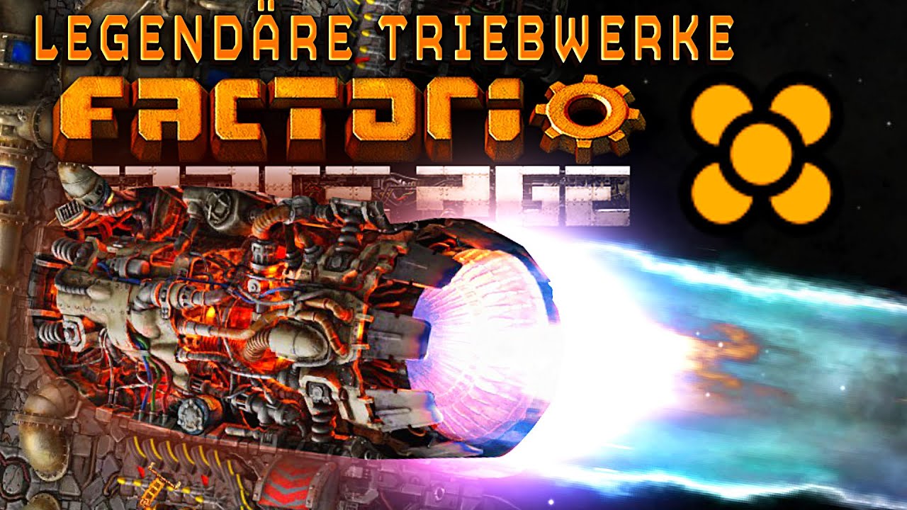 Legendäre Triebwerke im Factorio Space Age DLC - YouTube