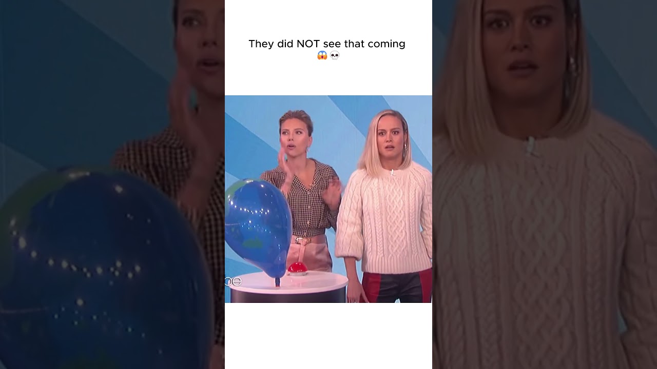 Scarlett Johansson & Brie Larson Lose It on Camera 😂