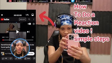 How to do a reaction video with An iPhone & Android! device Easy steps