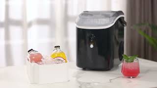 Nugget Countertop Ice Maker with Soft Chewable Pellet Ice,Pebble Portable Ice Machine with Ice Scoop screenshot 2