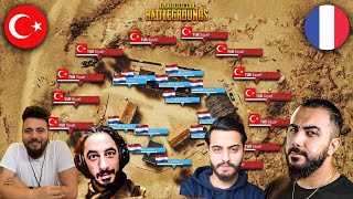 BARIŞ G TÜRKİYE VS FRANSA MAÇI / PUBG MOBİLE TURNUVASI / FRANSAYI SAN MARTİNE HAPSETTİK