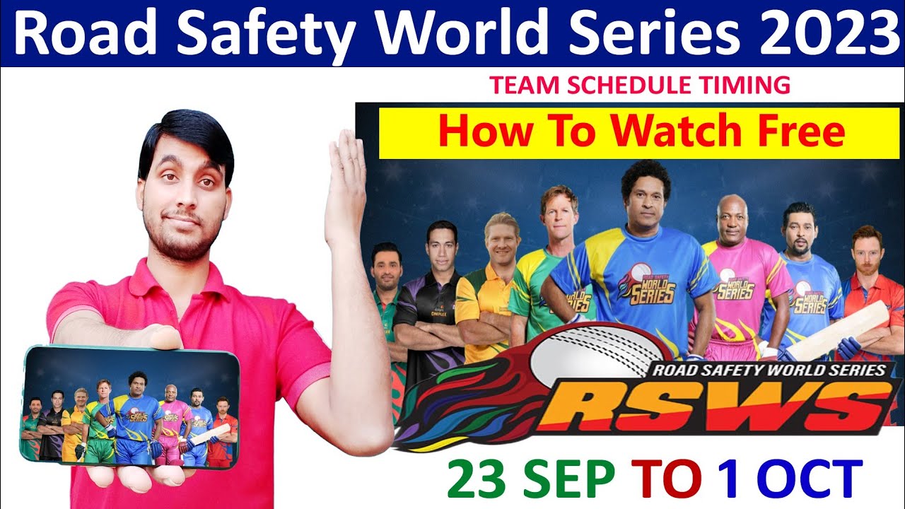 Road Safety World Series 2023 Live and Team Schedule Road Safety Word Series Mobile Me Kaise Dekhen