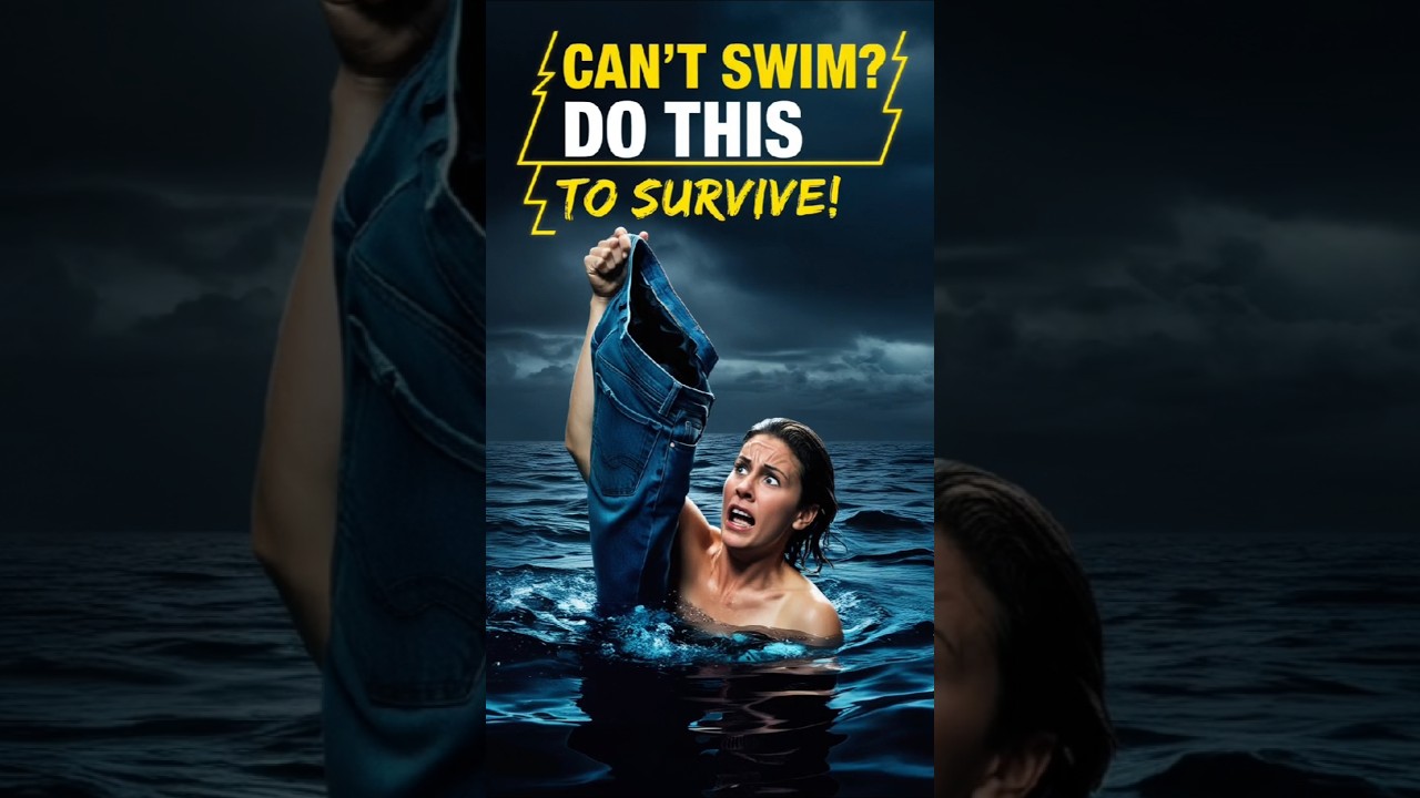 Can’t Swim? This Survival Hack Could Save Your Life! 🌊🆘 