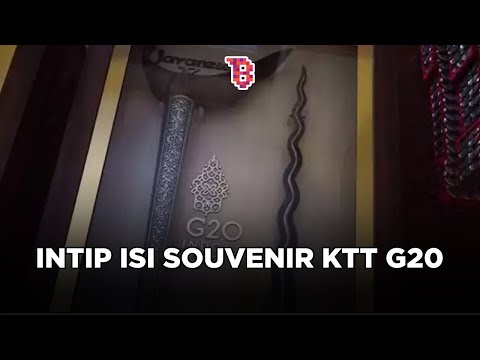 Intip souvenir untuk delegasi KTT G20, jadi simbol keragaman budaya Indonesia | NEWSFLASH