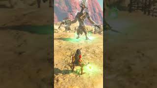 killing moblin using a thunderstorm rod - BOTW