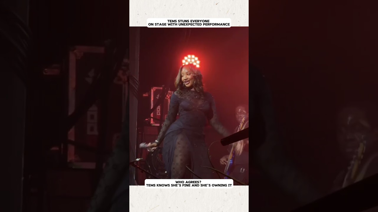 Tems STUNS Everyone On Stage With Unexpected Performance! 