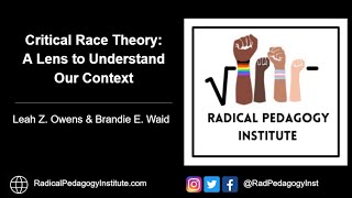 Critical Race Theory: A Lens to Understand Our Context: D.C. Area BLM at School Curriculum Fair 2023