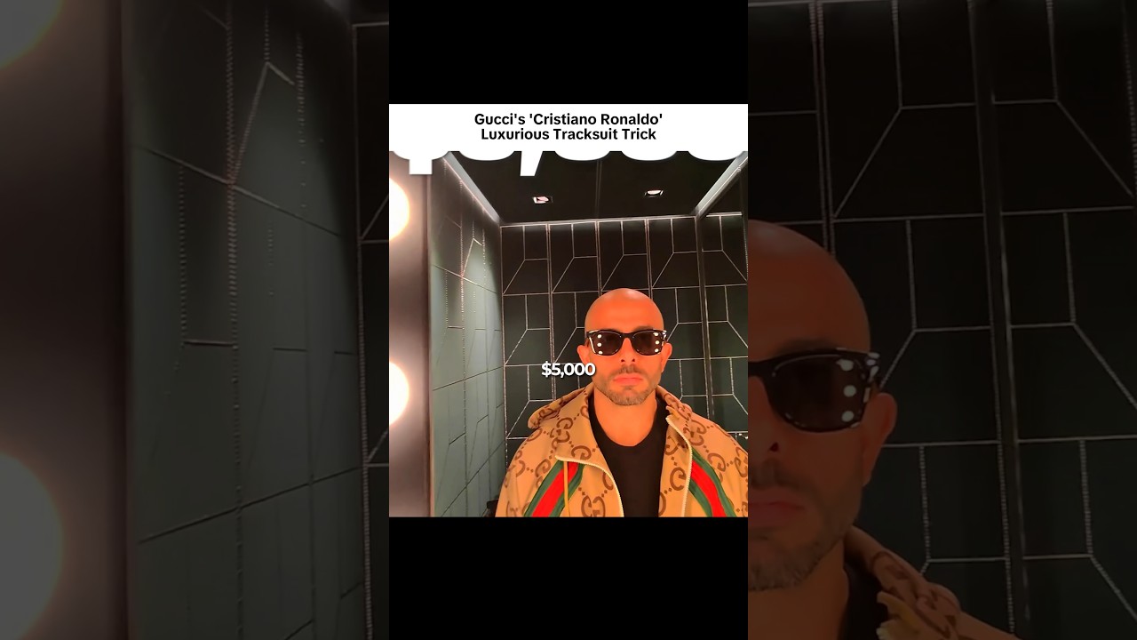 Gucci's 'Cristiano Ronaldo' Luxurious Tracksuit Trick